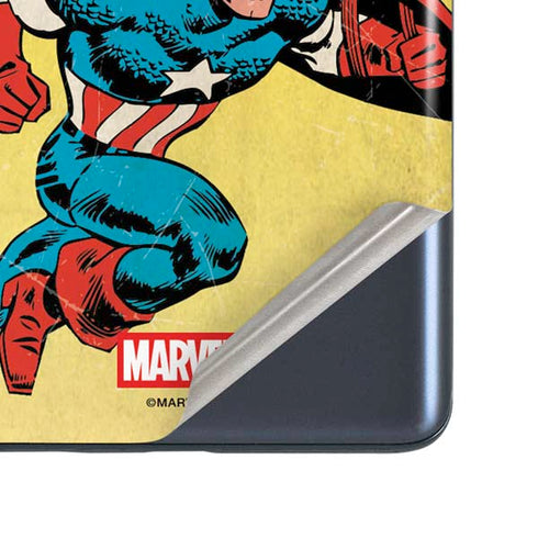 Marvel Classic Comics Captain America Galaxy S20 Fan Edition Skin